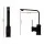 Cefito Kitchen Mixer Tap, Brass & ABS, 30cm x 17cm, Matte Black, 360° Swivel, Drip-Free, Watermark & WELS