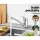 Cefito Chrome Kitchen Mixer Tap - 360° Swivel, Solid Brass, Drip-Free Ceramic Cartridge, Watermark & WELS Approved