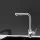 Kitchen Mixer Tap Pull Out Rectangle 2 Mode Chrome Faucet, 360° Swivel, Brass, Stainless Steel, 31.5x27cm, WELS 6 Star