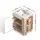 Cefito Vanity Unit 835mm Freestanding Bathroom Cabinet with Side Storage and Ceramic Basin