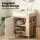 Cefito Vanity Unit 835mm Freestanding Bathroom Cabinet with Side Storage and Ceramic Basin