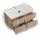 Cefito 900mm Vanity Unit: Wall-Hung Pine Timber Front, Carrara White Stone, Soft-Close Drawers, Moisture-Resistant