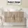 Cefito 900mm Vanity Unit: Wall-Hung Pine Timber Front, Carrara White Stone, Soft-Close Drawers, Moisture-Resistant