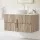 Cefito 900mm Vanity Unit: Wall-Hung Pine Timber Front, Carrara White Stone, Soft-Close Drawers, Moisture-Resistant
