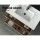 Cefito Bathroom Vanity Unit, E1 MDF, 915mm, Oak/White, Modern Wall-Hung Cabinet with Nano-Glaze Basin & Storage
