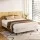 Artiss Mason Bed Frame, Metal, Double Size, Grey, 187x135x35cm, Premium Fabric Cover, Durable and Stylish Design