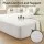 Artiss Queen Compression Bed Frame Boucle Cream Teddy Velvet 80kg/m³ High Density No Assembly 25cm Low Profile