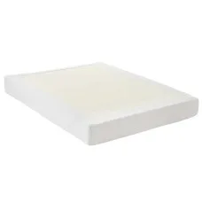 Artiss Queen Compression Bed Frame Boucle Cream Teddy Velvet 80kg/m³ High Density No Assembly 25cm Low Profile