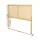 Artiss Bed Head Headboard Double, Rattan & Pine Wood, Rustic Boho Style, 141x4x110cm, Easy Assembly, 1-Year Warranty