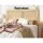Artiss Bed Head Headboard Double, Rattan & Pine Wood, Rustic Boho Style, 141x4x110cm, Easy Assembly, 1-Year Warranty
