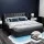 Artiss King Size Gas Lift Bed Frame - Charcoal Faux Linen, Tufted Headboard, Ample Storage, Steel & Wood Construction