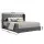 Artiss King Size Bed Frame Gas Lift Storage Grey Faux Linen, Tufted Headboard, Sturdy Wooden Slats, Easy Assembly