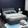 Artiss Queen Size Gas Lift Bed Frame in Charcoal - Faux Linen, Tufted Headboard, Storage, Steel Frame, Easy Assembly