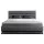 Artiss LUMI Queen Size LED Gas Lift Bed Frame Upholstered Grey with Storage and Remote Lighting High Density Foam