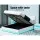 Artiss LUMI Queen Bed Frame with LED Lights & Gas Lift Storage, White PVC Leather, 16 Colours, Easy Assembly