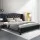 Artiss King Size Bed Frame - Charcoal Pier, French Provincial Design, Linen Upholstery, Steel Frame, Tufted Headboard