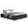 Artiss Toki Double Bed Frame, Gas Lift Storage, Charcoal Linen, Steel Reinforced, Wood Slats, 300kg Capacity