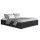Artiss Toki Double Bed Frame, Gas Lift Storage, Charcoal Linen, Steel Reinforced, Wood Slats, 300kg Capacity