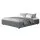 Artiss Toki King Size Bed Frame Gas Lift Base Grey Faux Linen Upholstered Storage Platform Wooden Slats Sturdy Design