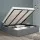Artiss Toki King Size Bed Frame Gas Lift Base Grey Faux Linen Upholstered Storage Platform Wooden Slats Sturdy Design