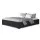 Artiss Queen Size Bed Frame with Gas Lift Storage, Charcoal Linen Upholstery, Steel Reinforcement, Wooden Slats