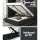 Artiss Double Size Gas Lift Bed Frame in Charcoal - Faux Linen, Storage, Scandinavian Design, Easy Assembly
