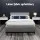 Artiss Queen Size Bed Frame Grey VILA - Gas Lift Storage, Faux Linen, Tufted Headboard, Sturdy Steel & Wood Base