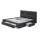 Artiss Avio King Size Bed Frame with 4 Storage Drawers, Charcoal Faux Linen, Tufted Headboard, Steel Frame