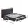 Artiss Avio Queen Bed Frame Charcoal Faux Linen with 4 Storage Drawers, Tufted Headboard, Sturdy Steel Base