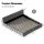 Artiss HAVEN King Size Velvet Bed Frame Plush Cloud Headboard Platform Base Grey 14 Slats 300kg Capacity