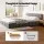 Artiss HAVEN King Size Velvet Bed Frame Plush Cloud Headboard Platform Base Grey 14 Slats 300kg Capacity