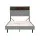 Artiss King Single Bed Frame with LED Lights, Storage Headboard, Hidden Box, Grey Faux Linen, Timber Steel Base