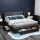 Artiss Mila King Size Bed Frame Charcoal - Faux Linen, 4 Storage Drawers, Tufted Headboard, Sturdy Steel & Wood Design