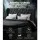 Artiss Mila King Size Bed Frame Charcoal - Faux Linen, 4 Storage Drawers, Tufted Headboard, Sturdy Steel & Wood Design