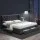 Artiss Mila King Size Bed Frame Charcoal - Faux Linen, 4 Storage Drawers, Tufted Headboard, Sturdy Steel & Wood Design