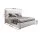 Artiss Tiyo Double Size Gas Lift Bed Frame in White - Premium PVC Leather, Storage, Scandinavian Design, Easy Assembly