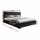 Artiss Tiyo Double Size Gas Lift Bed Frame, Black - PVC Leather, Storage, Scandinavian Tufted Headboard, 300kg Capacity