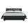 Artiss Tiyo Double Size Gas Lift Bed Frame, Black - PVC Leather, Storage, Scandinavian Tufted Headboard, 300kg Capacity