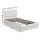 Artiss Tiyo King Single Gas Lift Bed Frame - White, PVC Leather, Tufted Headboard, Storage, Easy Assembly