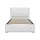 Artiss Tiyo King Single Gas Lift Bed Frame - White, PVC Leather, Tufted Headboard, Storage, Easy Assembly