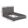 Artiss Tiyo Queen Size Bed Frame Gas Lift Storage Upholstered Faux Linen Grey Tufted Headboard Wooden Slats
