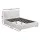 Artiss Tiyo Queen Size Gas Lift Bed Frame - White PVC Leather, Tufted Headboard, Storage, Heavy-Duty, Easy Assembly