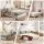 Artiss Queen Boucle Fabric Foam Bed Frame Vacuum Compressed No Assembly Removable Washable Cover Low Profile