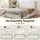 Artiss Queen Boucle Fabric Vacuum Compressed No Assembly Bed Frame with Foam Headboard 170x212cm Washable Cover