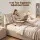 Artiss King Bed Frame Gas Lift Storage Three Drawers Adjustable Headboard 300kg Beige Platform Base