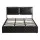 Artiss Queen Upholstered Bed Frame 300kg Gas Lift Storage 3 Drawers Adjustable Headboard Black