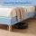 Artiss Kids King Single Upholstered Bear Bed Frame Blue White 180kg Capacity Child Safe Padding 118x213x107cm
