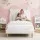 Artiss Kids AU King Single Upholstered Bed Frame Bear Ear Headboard Beige White Child Safe PVC Leather