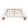 Artiss Queen Bed Frame with Bouclé Upholstery Rubber wood Feet White 300 kg Capacity Low-profile Ten Plywood Slats