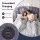 Artiss Double Bed Frame with Lift-Up Storage, USB and Type-C Charging Ports, Scallop Headboard Grey Blue